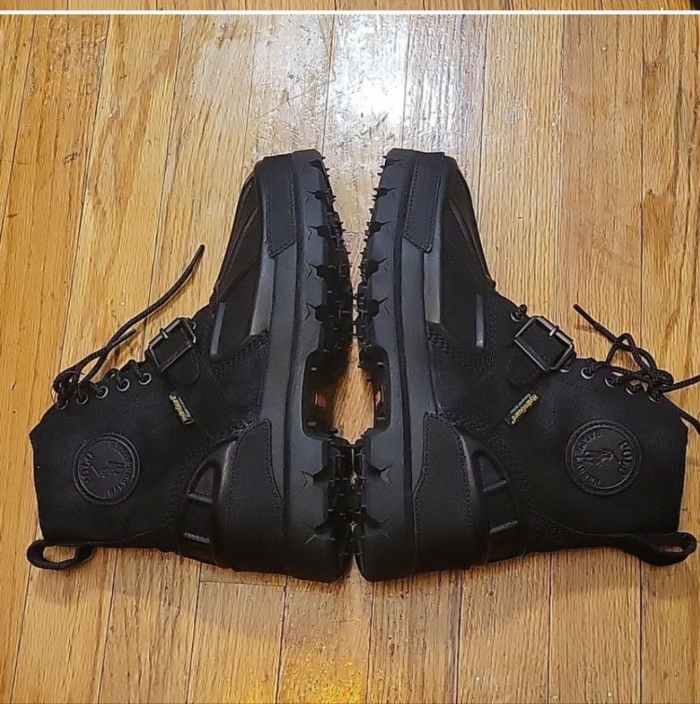 POLO RALPH LAUREN OLSO HIGH BT WP LEATHER BOOTS SZ 7D - Picture 6 of 16